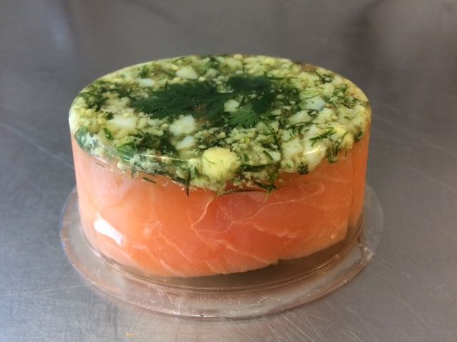 oeuf en gel au saumon fum